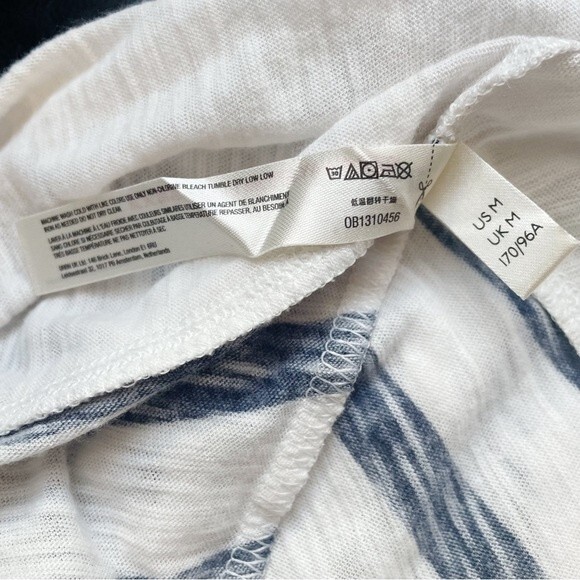 NWT Free People Keep Rolling Racerback Tank Navy Sage Combo Size Medium NEW - Picture 15 of 16